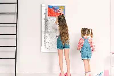 Magnetisch glazen memobord voor aan de muur 30-dagen uitdaging