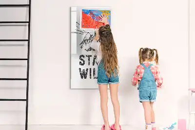 Glazen magneetbord met decoratieve print Wilde bergen