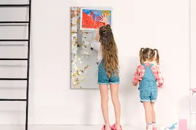 Glazen magneetbord met sterrenprint met sterrenmotief