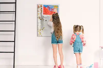 Glazen magneetbord met sterrenprint met sterrenmotief