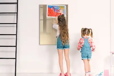 Magnetisch glazen memobord voor aan de muur Abstract licht