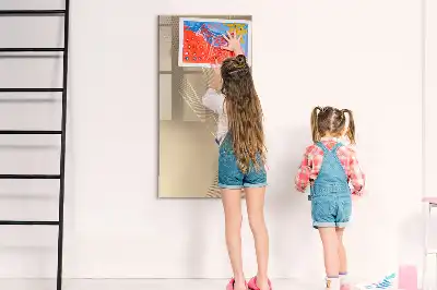 Magnetisch glazen memobord voor aan de muur Abstract licht