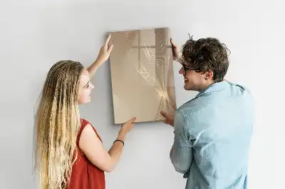 Magnetisch glazen memobord voor aan de muur Abstract licht