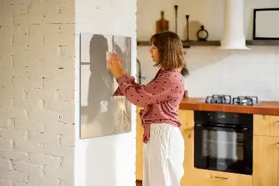 Magnetisch glazen memobord voor aan de muur Abstract licht