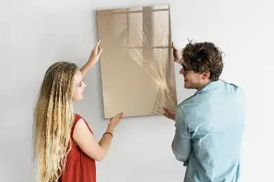 Magnetisch glazen memobord voor aan de muur Abstract licht