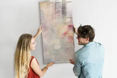 Glazen magneetbord met print van verfspetters