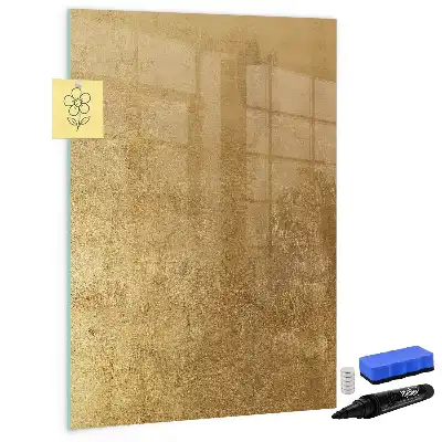 Glazen magneetbord met decoratieve print