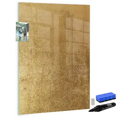 Glazen magneetbord met decoratieve print