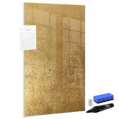 Glazen magneetbord met decoratieve print