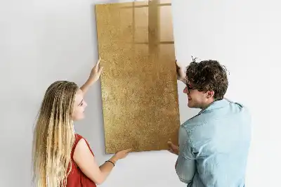 Glazen magneetbord met decoratieve print