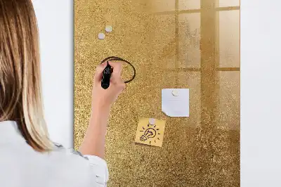 Glazen magneetbord met decoratieve print