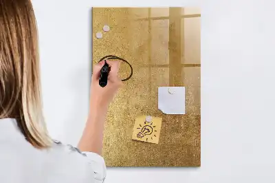 Glazen magneetbord met decoratieve print