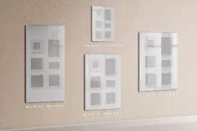 Glazen magneetbord met decoratieve print