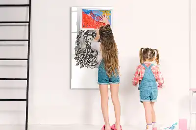 Magnetisch glazen memobord met afbeelding van Onze-Lieve-Vrouw van Guadalupe