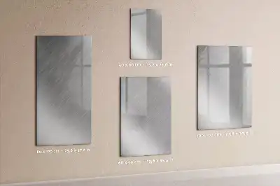 Magnetisch glazen memobord voor aan de muur in metaalglans