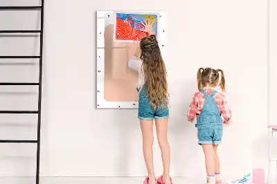 Magnetisch glazen memobord voor aan de muur to-do lijst