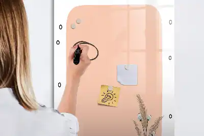 Magnetisch glazen memobord voor aan de muur to-do lijst