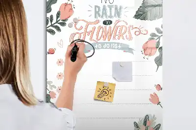 Magnetisch glazen memobord voor aan de muur decoratieve lijst