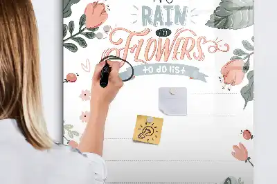 Magnetisch glazen memobord voor aan de muur decoratieve lijst