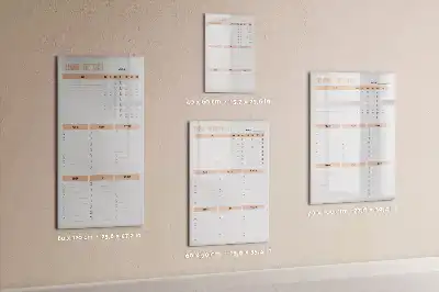 Magnetisch glazen memobord voor aan de muur schoonmaaklijst