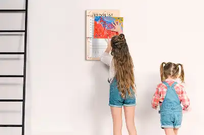 Glazen magneetbord met to-do lijst print decoratief whiteboard