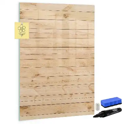 Magnetisch memobord van glas voor aan de muur