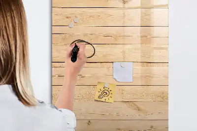 Magnetisch memobord van glas voor aan de muur