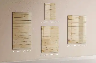Magnetisch memobord van glas voor aan de muur