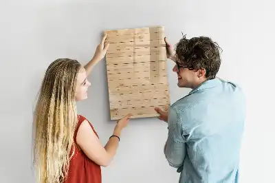 Magnetisch memobord van glas voor aan de muur