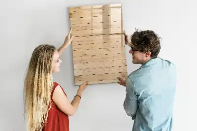 Magnetisch memobord van glas voor aan de muur