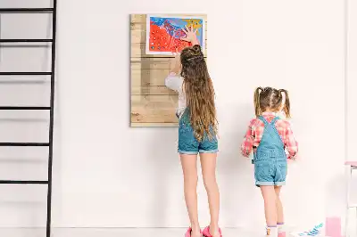 Magnetisch memobord van glas voor aan de muur