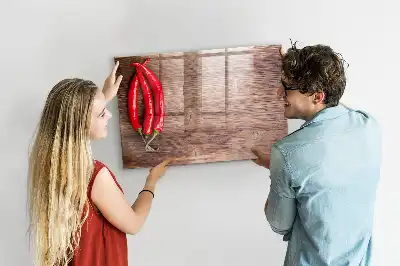 Magnetisch glazen memobord voor notities en foto's