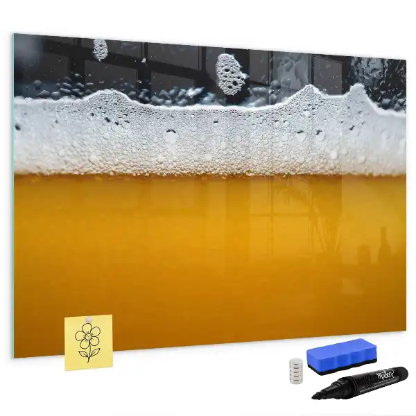 Glazen magneetbord met design beschrijfbaar
