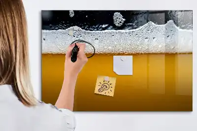 Glazen magneetbord met design beschrijfbaar
