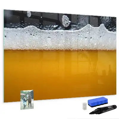 Glazen magneetbord met design beschrijfbaar