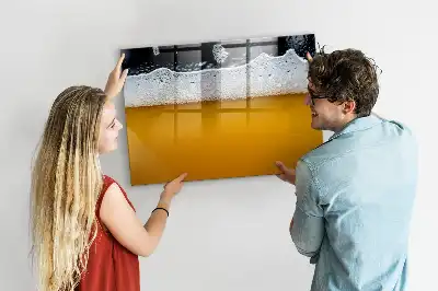 Glazen magneetbord met design beschrijfbaar