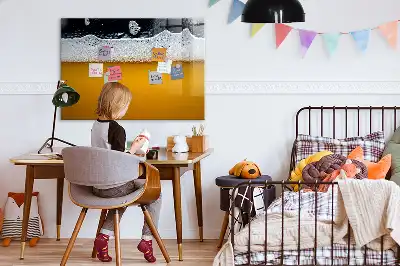 Glazen magneetbord met design beschrijfbaar