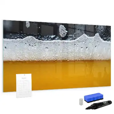 Glazen magneetbord met design beschrijfbaar