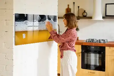 Glazen magneetbord met design beschrijfbaar