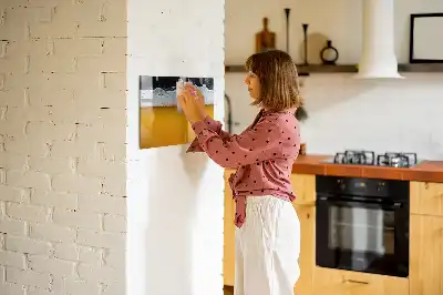 Glazen magneetbord met design beschrijfbaar