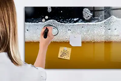 Glazen magneetbord met design beschrijfbaar