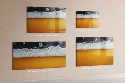 Glazen magneetbord met design beschrijfbaar