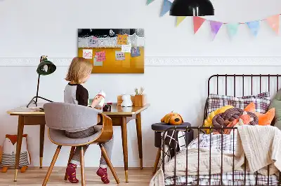 Glazen magneetbord met design beschrijfbaar