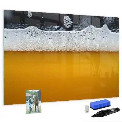 Glazen magneetbord met design beschrijfbaar