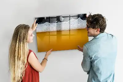 Glazen magneetbord met design beschrijfbaar