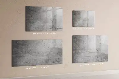 Magnetisch glazen schrijfbord voor notities en foto's geschikt voor een ruwe muur