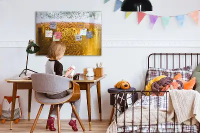Beschrijfbaar glazen magneetbord met design Biermag