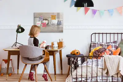 Magnetisch glazen memobord met tekst Thuis