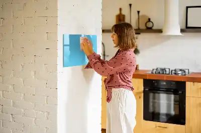 Beschrijfbaar glazen magneetbord met design van een gloeilamp