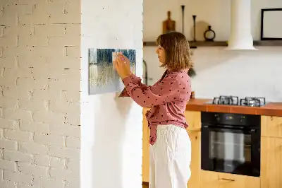 Beschrijfbaar glazen magneetbord met decoratief patroon